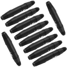10 Pairs XLR 3 Pin Microphone Audio Cables Plug Connectors Male Female MIC Snake Plug Cable Connectors