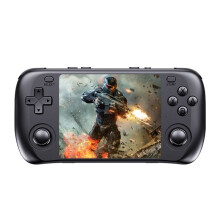 H36S 3.5 Inch Pocket Handheld Game Console 64G for PSP/PS1//SNES/NES Emulators Portable Video Gaming Players Black