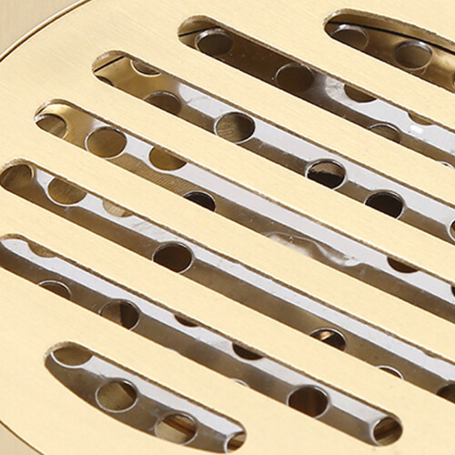 Square Brass Floor Drain Waste Grate Shower