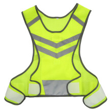 Outdoor Reflective Running Vest Adjustable Mesh Safety Gear for Men Women