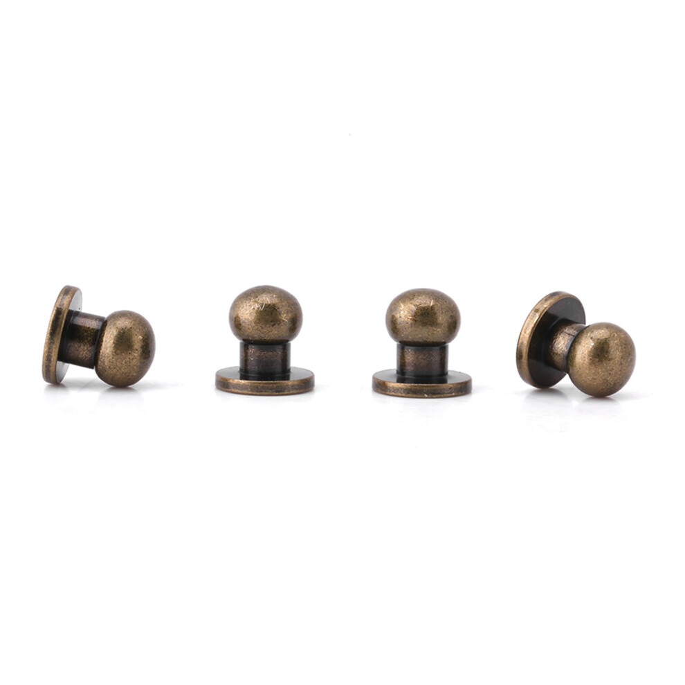 Copper Rivet Buttons 20-Pack Leather Craft 7444352237180