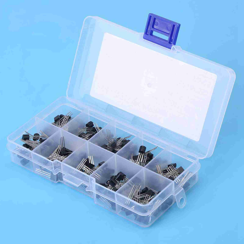 10 Values Transistor Kit 200Pcs To-92 Npn Pnp 7055741163449