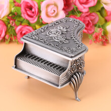 Rose Carved Piano Mini Jewellery Box