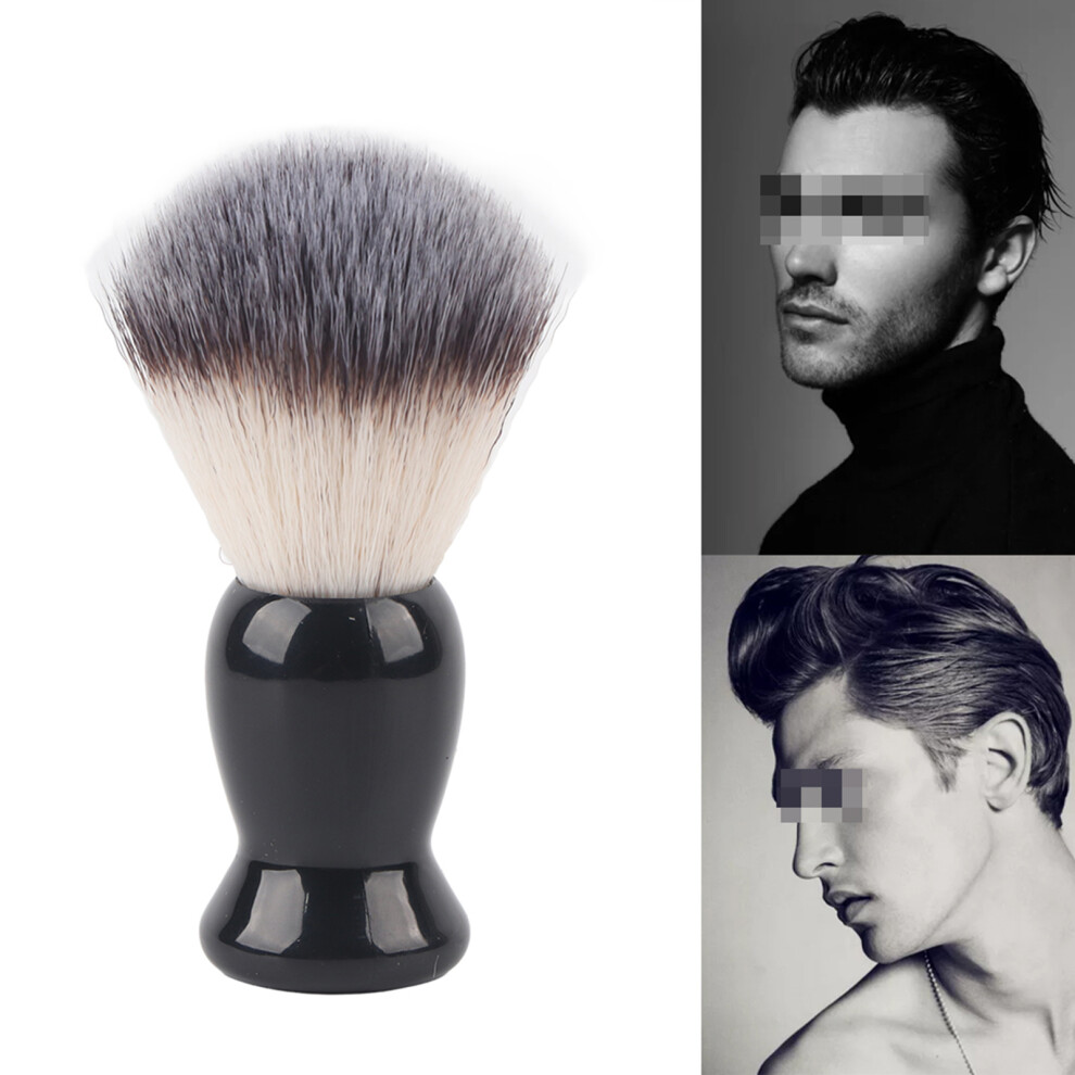 Beard & Mustache Shaving Brush Nylon Hair with Wooden Handle