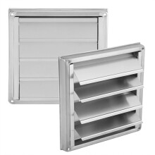 95mm Square Wall Exhaust Vent Stainless