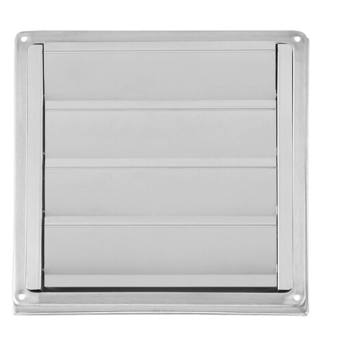 Durable Square Wall Vent 95mm Stainless