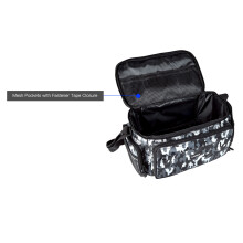 Water-Resistant Oxford Fishing Bag 45x26x23cm, Padded, Adjustable Strap