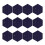 12-pakning Starry Sky Hexagon akustiske paneler, lydisolerende polstring, lydabsorberende panel til akustisk behandling i studiet 2