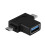 2-in-1 OTG Adapter Micro USB and Type-C Male 7