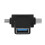2-in-1 OTG Adapter Micro USB and Type-C Male 10