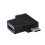 2-in-1 OTG Adapter Micro USB and Type-C Male 5