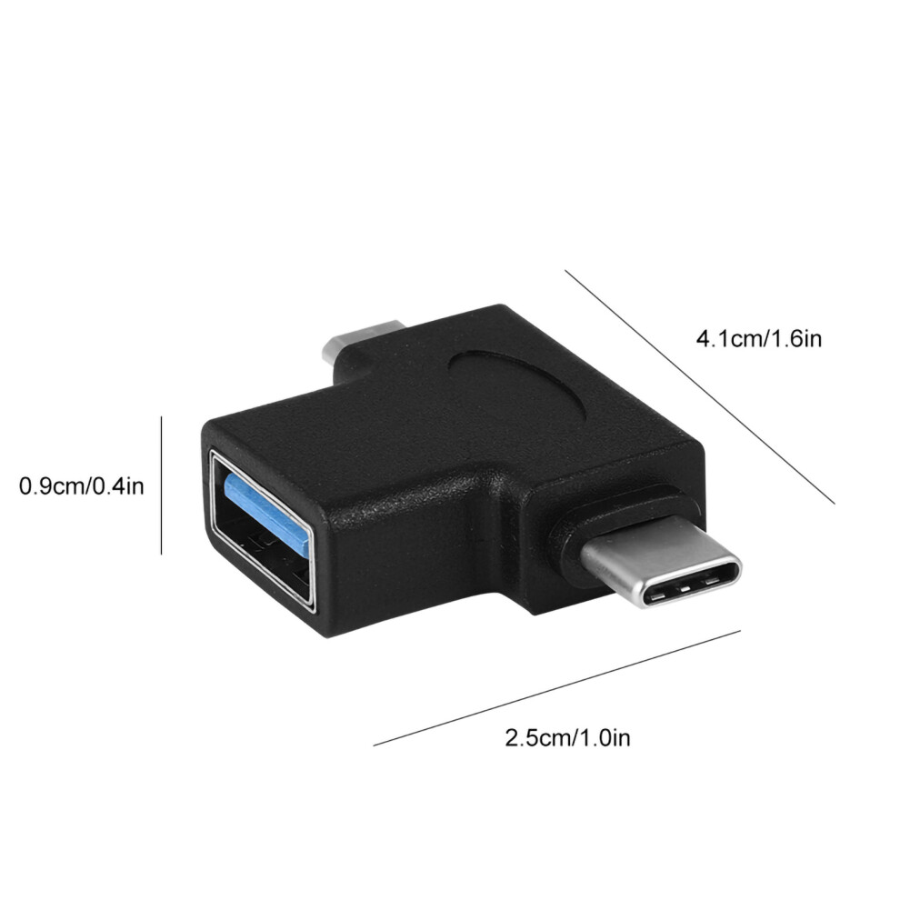 2-In-1 Otg Adapter Micro Usb And Type-C Male 7340572660114