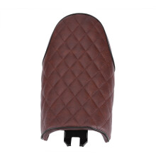 Vintage PU Leather Flat Motorcycle Seat for Honda CG125 GN CB500 Black or Brown