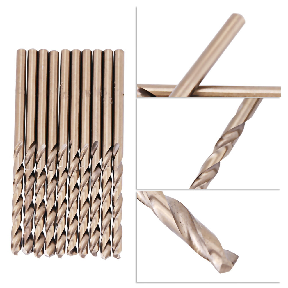 M35 Hss-Co Drill Bit Set 10Pcs Cobalt