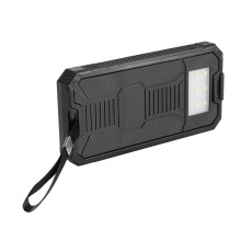 Portable 20,000mAh Fast Charge Dual USB Power Bank DIY Kit Case - Black