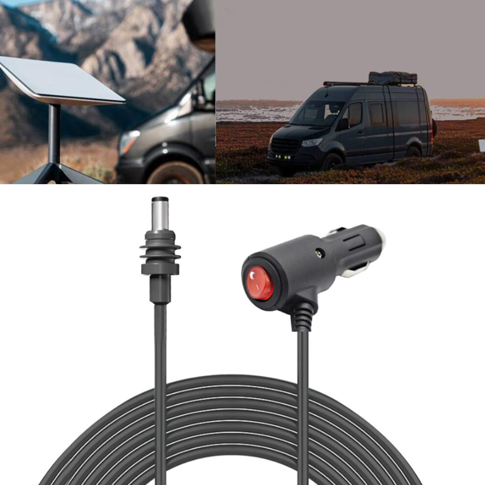 32.8Ft Waterproof Dc Power Cable For Mini Dish Antenna 12-24V 4601392860263