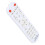 White Remote Control for Projectors, 10m Range, ABS, 15.6x4.5cm 2