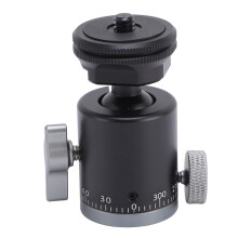 Camera Ball Head Cold Shoe Mount 1/4"