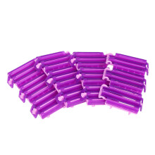 36 Pcs Purple Cold Wave Hair Curlers 5.5x2.7cm DIY Styling Tool