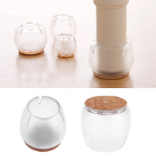 16PVC Chair Leg Caps Set