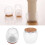 16PVC Chair Leg Caps Set 1
