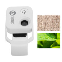 200X Portable Digital Microscope for Phones with 6 LED & USB-C Charger