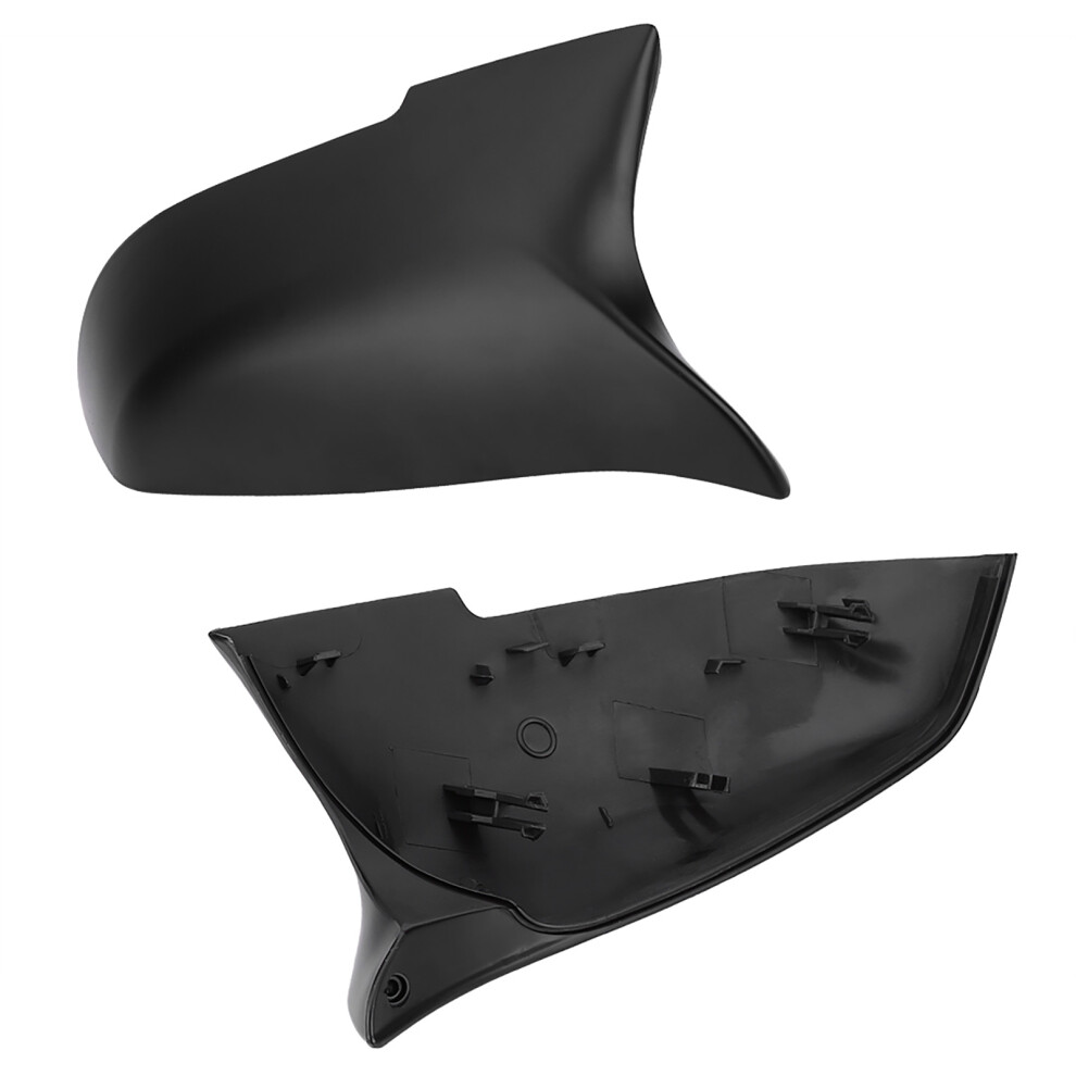 Rearview Mirror Cover Caps For 220I 328I 420I F20 F21 F22 F30 F32 F33 F36 X1 Matte Black 7671392992391