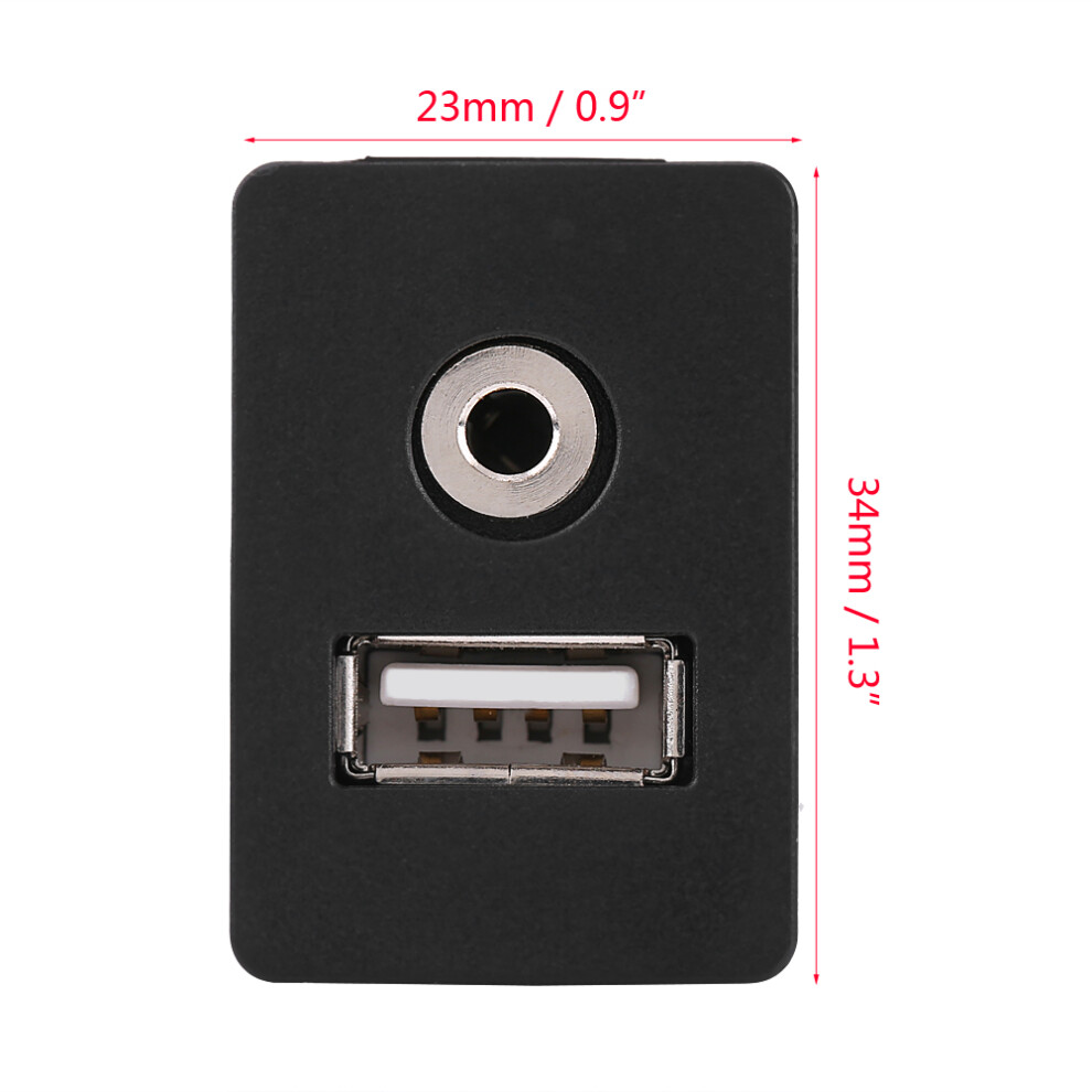 Car Boat Dash Usb Aux Flush Mount Kit 7293282895683