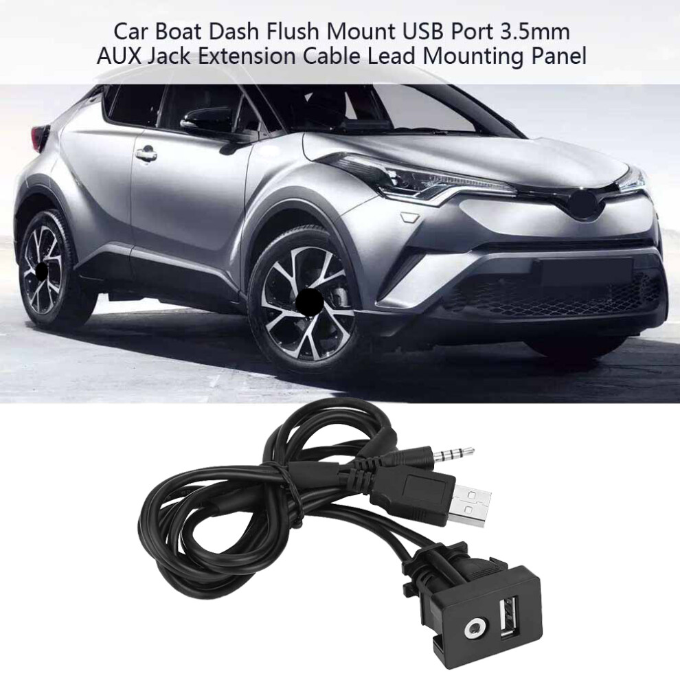 Usb Aux Flush Mount Panel Car Boat 7293282884847