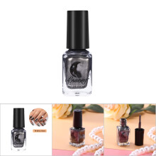 Metallic Mirror Silver Nail Polish 6ml Shiny Manicure Tool #7
