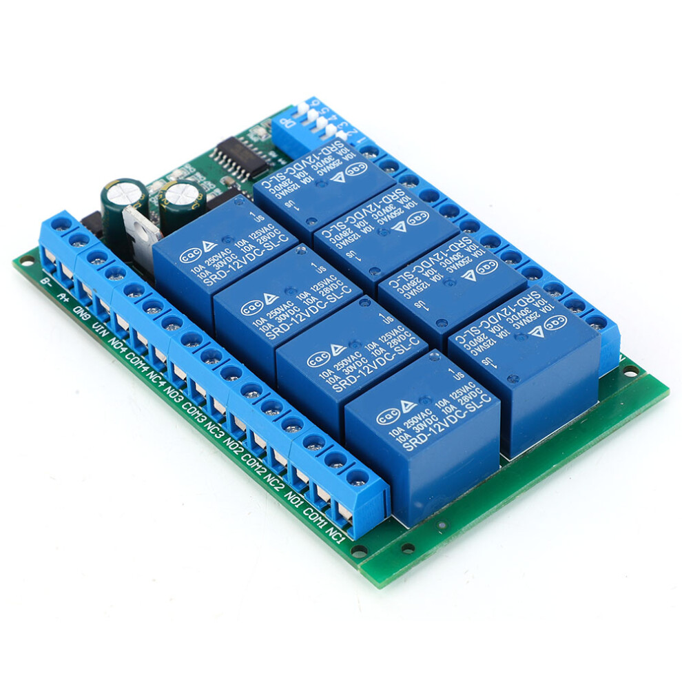 RS485 8-Channel 12V Relay Board