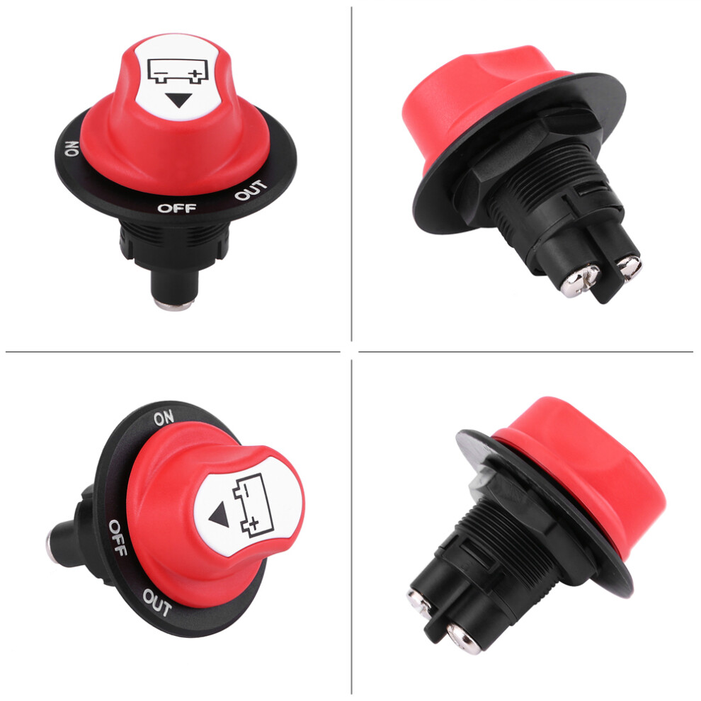Heavy Duty 50V 50A/75A Off Road Car Battery Isolator Switch, Compact Durable & Waterproof 6941392864792