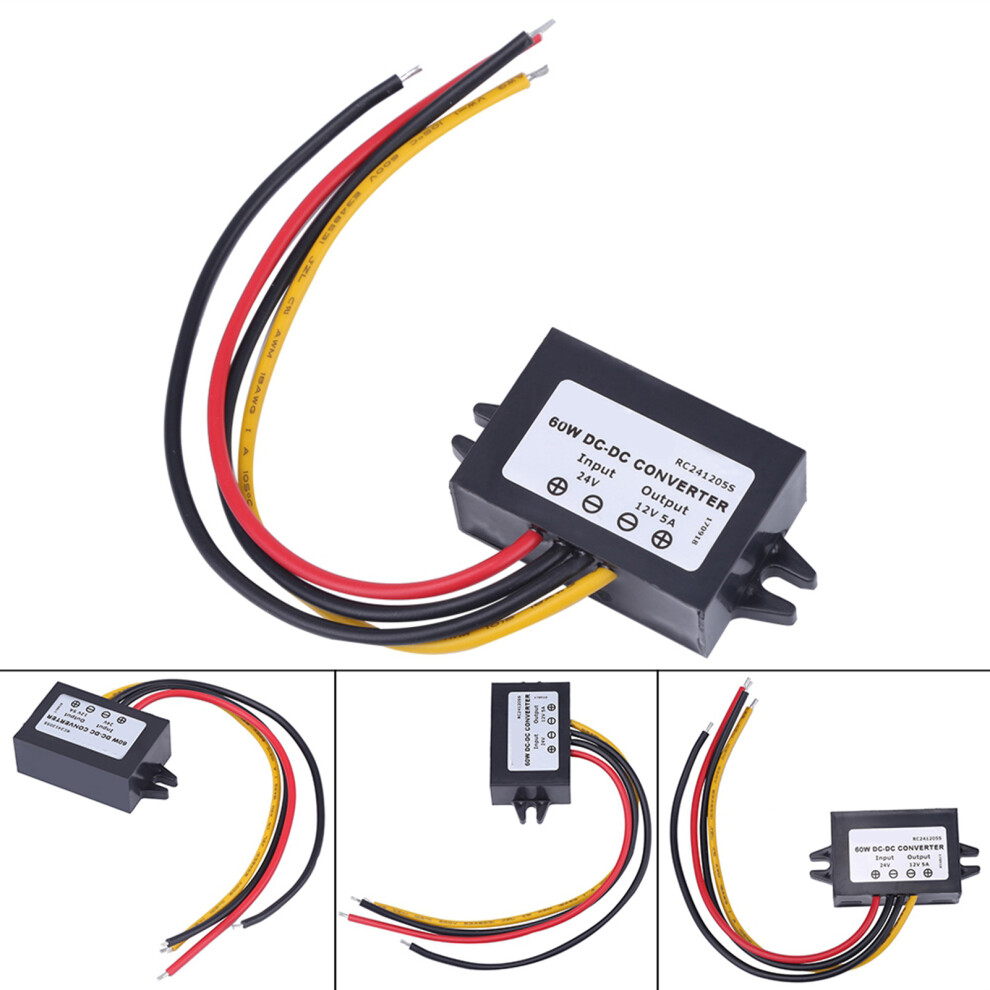 IP68 60W Buck Converter 24V to 12V 5A