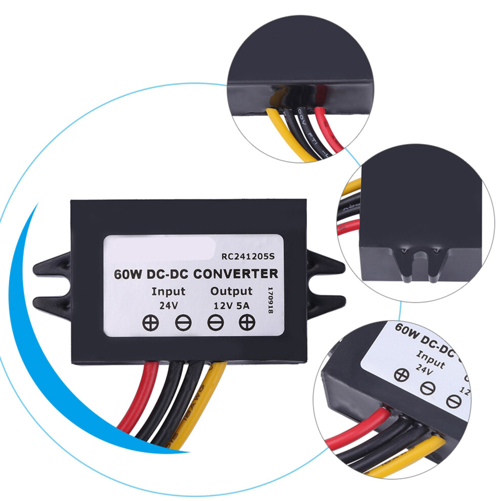 24VDC Input 12VDC Output 5A Buck Module