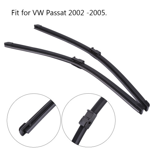 2x Wiper Blades for VW Passat 2002-2005
