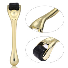 540 Needles Micro Needle Derma Roller 1.5mm Gold for Skin Rejuvenation