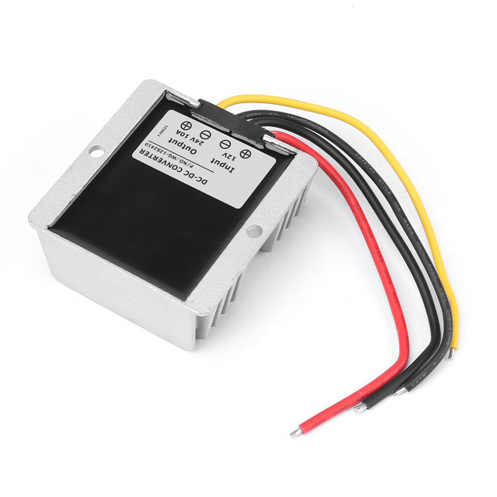 Dc12v To 24V 10A 240W Waterproof Boost Step Up Converter Module 4911392994487