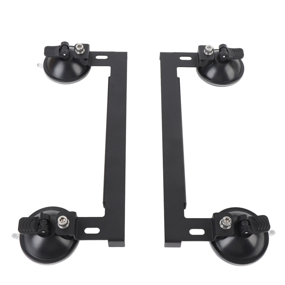 Iron Satellite Antenna Suction Cup Mount Kit For Car Sunroof & Roof, Black 7891392865932