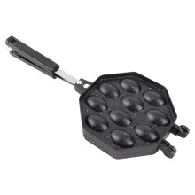 Egg Waffle Pan Aluminum Alloy Non-stick 15x37.5cm Home & Commercial