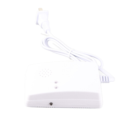85dB Natural Gas Leak Alarm Sensor, 2m Detection, Wall Mount