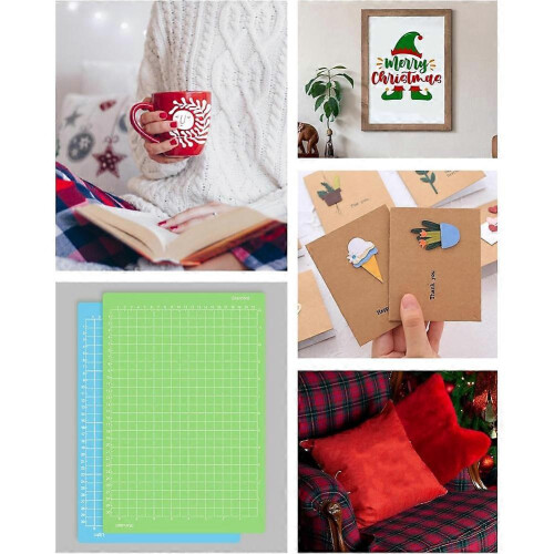 6 τμχ Στρώμα κοπής για Cricut Joy Xtra 12x8,5in Αυτοκόλλητα επαναχρησιμοποιήσιμα χαλάκια 1