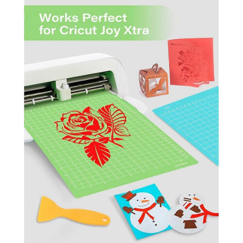 6 τμχ Στρώμα κοπής για Cricut Joy Xtra 12x8,5in Αυτοκόλλητα επαναχρησιμοποιήσιμα χαλάκια 2