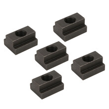 5 Pcs M12 Black Oxide T Slot Nuts for Machine Tool Tables