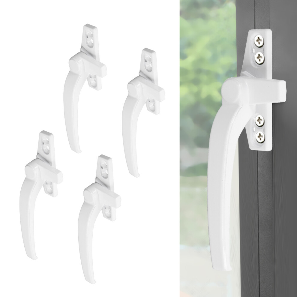 Aluminium Alloy Window Handle For Flat Open External Lock Push Casement White 6941392868721