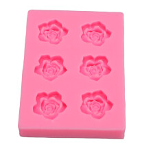 Rose Shape Silicone Mold for Cake, Candy, Soap, 20cm