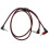 90 Grados 3.5Mm Macho a 2 RCa Macho Cable Angulo Recto EstéReo AUX y Divisor Cable MicróFono Jack Plug para Laptop 1M 1