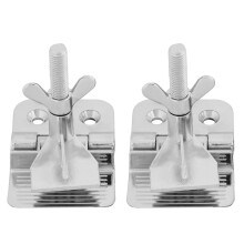 Silk Screen Printing Clamp Zinc Alloy Frame Hinge 858560mm Silver
