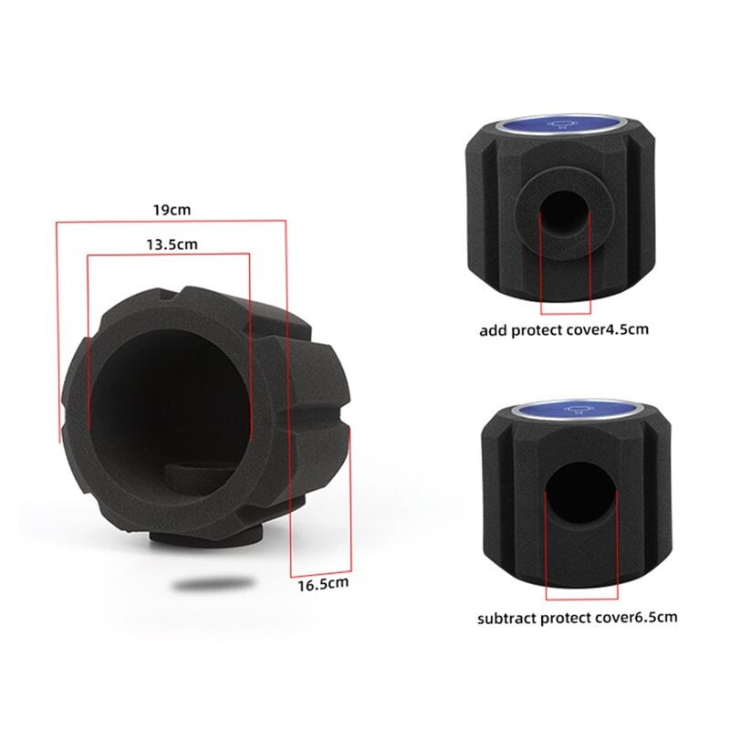 F2 Microphone Screen Acoustic Filter Sponge Wind Screen to Filter Vocal ...