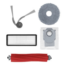 For QV 35A/QR 798 Robot Vacuum Accessories Main Brush Dust Bag Side Brush Mop Cloth HEPA Filter