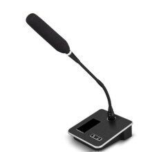 GSN10 Professional Desktop Gooseneck Microphone, Audio Microphone with XLR 5V Power Supply for Live Conference Recording
